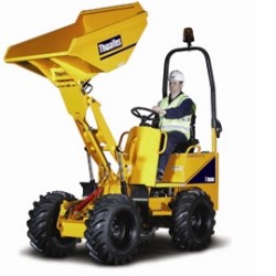 Thwaites Alldrive 1 tonne hi tip hydrostatic dumper